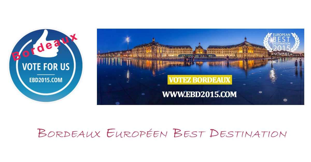 Bordeaux, ville touristique par excellence #EBD2015