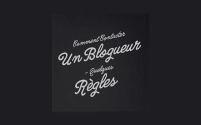 Contacter un blogueur