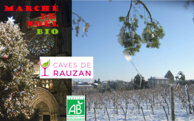 Vous aimez le bio, RDV au 1er marché de Noël Bio de l’Entre-deux-mers